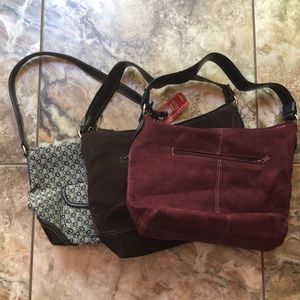 3 Faded Glory Hobo Bags